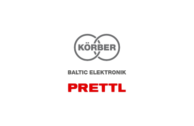 Logo's of Körber Group sold Baltic Elektronik to Prettl Group