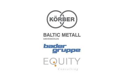 Logo's of Körber Group sold Baltic Metall to Equity Consulting & Bader Group