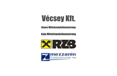 Logo's of Vécsey Kft. financed by a consortium of financial investors