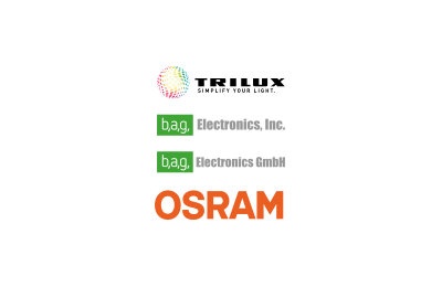 Logo's of Trilux Group sold bag electronics to Osram