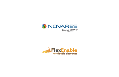 Logo's of Novares Group acquired a minority stake in FlexEnable