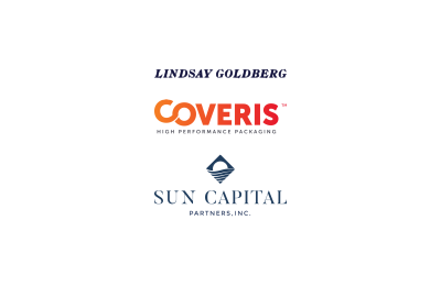 Logo's of Lindsay Goldberg acquired COVERIS Rigid from Coveris and Sun Capital Partners
