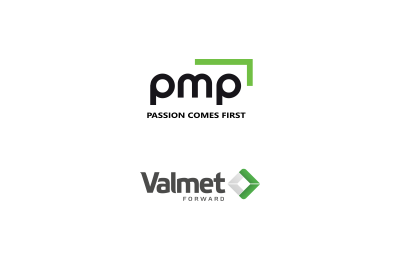 Logo's of Management and private investors sold PMP to Valmet
