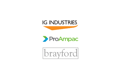 Logo's of The shareholders sold IG Industries & Brayford Plastics to ProAmpac