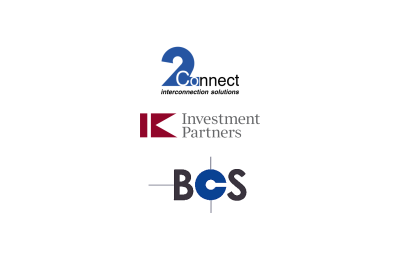Logo's of 2Connect backed by IK Investment Partners acquired BCS from the shareholder