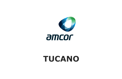 Logo's of Amcor sold its Rinteln facility to Tucano Group