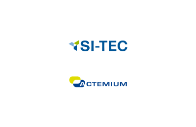 Logo's of The shareholders sold 100% of Si-Tec to Actemium (Vinci SA)
