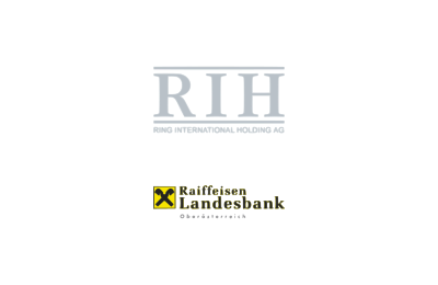 Logo's of RIH financed by Raiffeisen Landesbank 