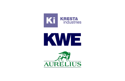 Logo's of Kresta acquired KWE from Aurelius