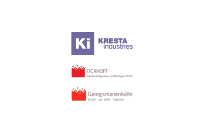 Logo's of Kresta Industries acquired Eickhoff from Georgsmarienhütte