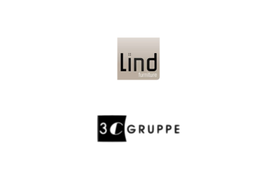 Logo's of The founders sold Lind Møbler to 3c Holding