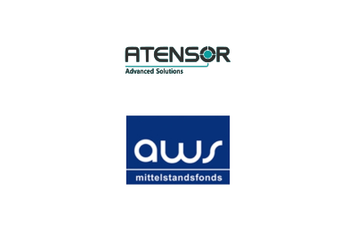 Logo's of Atensor financed by AWS Mittelstandsfonds