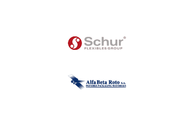 Logo's of Schur Flexibles acquired Alfa Beta Roto from the founders