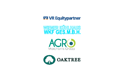 Logo's of VR Equity Partners sold WKF Wiener Kühlhaus GmbH to Agro Merchants Group