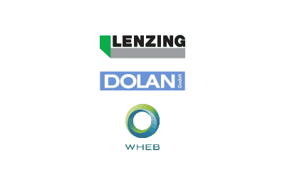 Logo's of LENZING Group sold DOLAN to WHEB