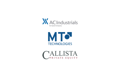 Logo's of AC Industrials sold MT Technologies to Callista Private Equity