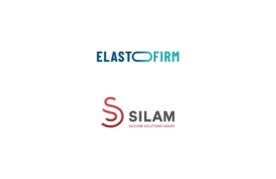 Logo's of Elastofirm, a portfolio company of Egeria, acquired Silam from the shareholders