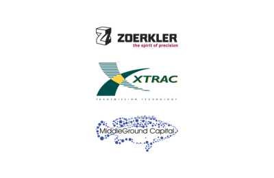 Logo's of Xtrac backed by MiddleGround Capital acquired Zoerkler