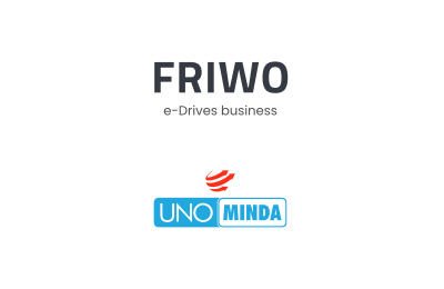 Logo's of Friwo sold its e-Drives business to Uno Minda