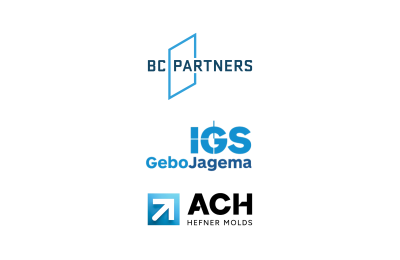 Logo's of The shareholders sold ACH Solution to BC Partners backed IGS GeboJagema