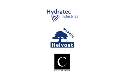 Logo's of Listed Hydratec Industries sold European Mobility Activites of Helvoet to Callista